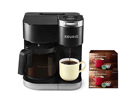 Keurig K-Duo コーヒーメーカー、シングルサーブおよび 12 カップカラフェドリップコーヒーブリュー...