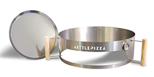 Kettle Pizza KettlePizza Basic 22.5 - 22.5 インチケトルグリル用ピザオーブンキット。アメリカ製