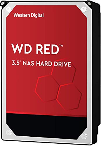 Western Digital WD Red 8TB NAS 内蔵ハードドライブ - 5400 RPM クラス、SATA 6 Gb/s、256 MB キャッシュ