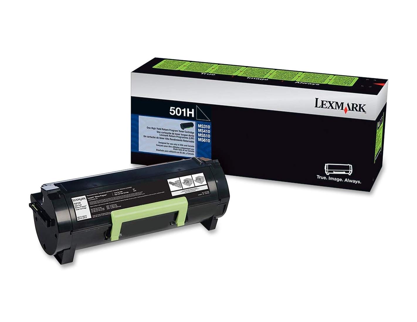 Lexmark 501H (50F1H00) MS310、MS410 用高収量ブラック トナー カートリッジ