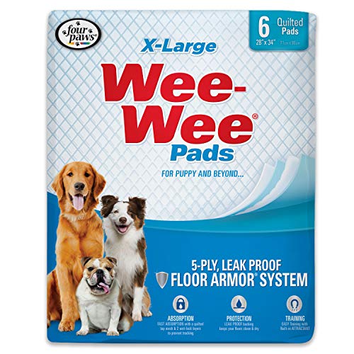Four Paws ファブリーズフレッシュネスでおしっこ臭をコントロール 犬用おしっこパッド - 犬と子犬のトイレトレーニング用パッド