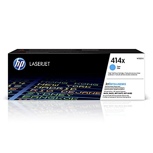 HP 414X | W2021X |トナーカートリッジ |シアン | Color LaserJet Pro M454 シリーズ、M479 シリーズで動作 |高収率