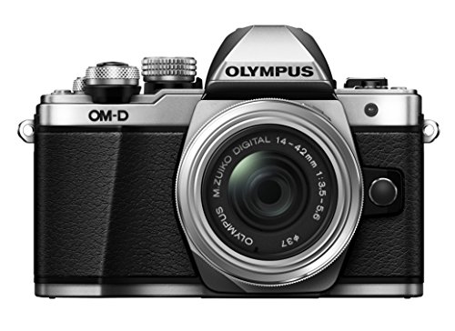 Olympus OM-D E-M10 Mark IIミラーレスデジタルカメラ（14-42mm II Rレンズ付き）（シルバー）