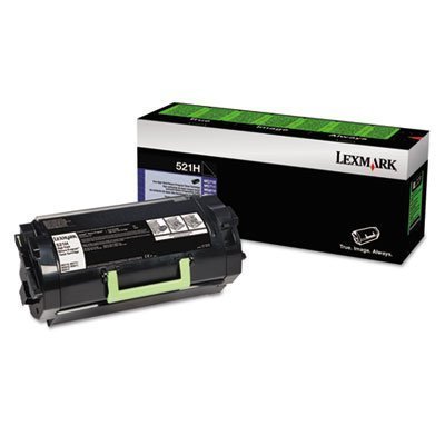 MyDirectAdvantage Lexmark 52D1H00 (LEX-521H) 高収量トナー、ブラッ...