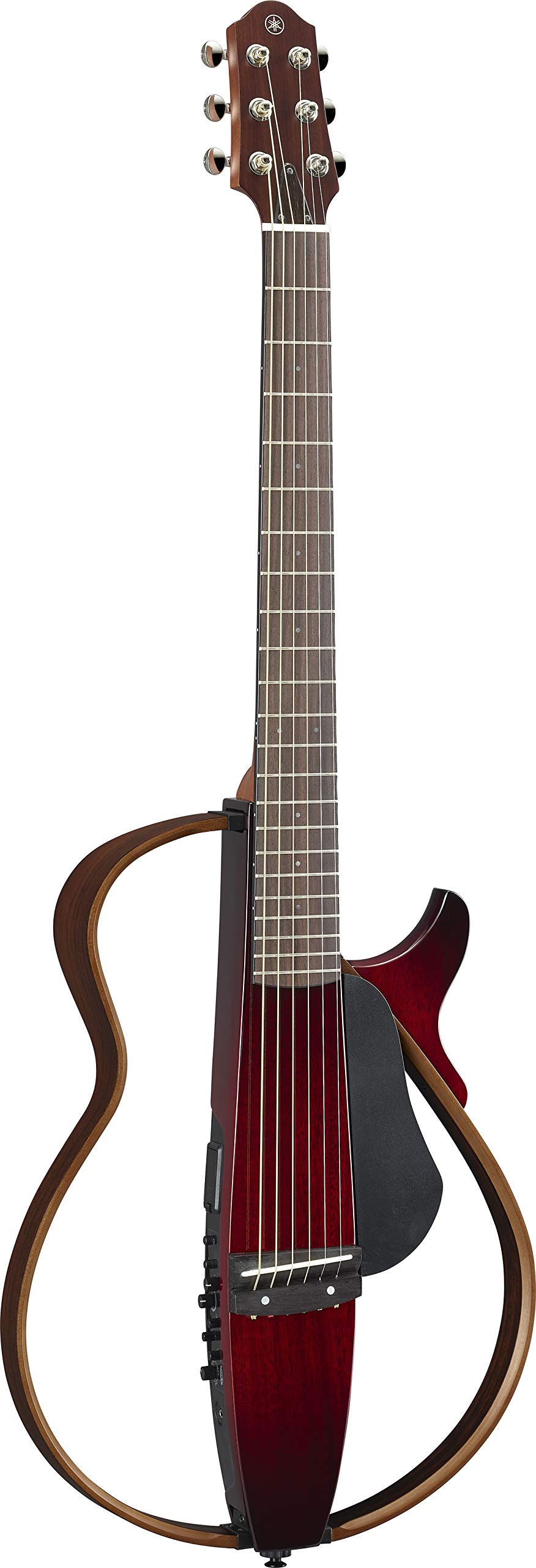 YAMAHA SLG200S CRB スチール弦サイレントギター ハードギグバッグ付き クリムゾンレッドバースト