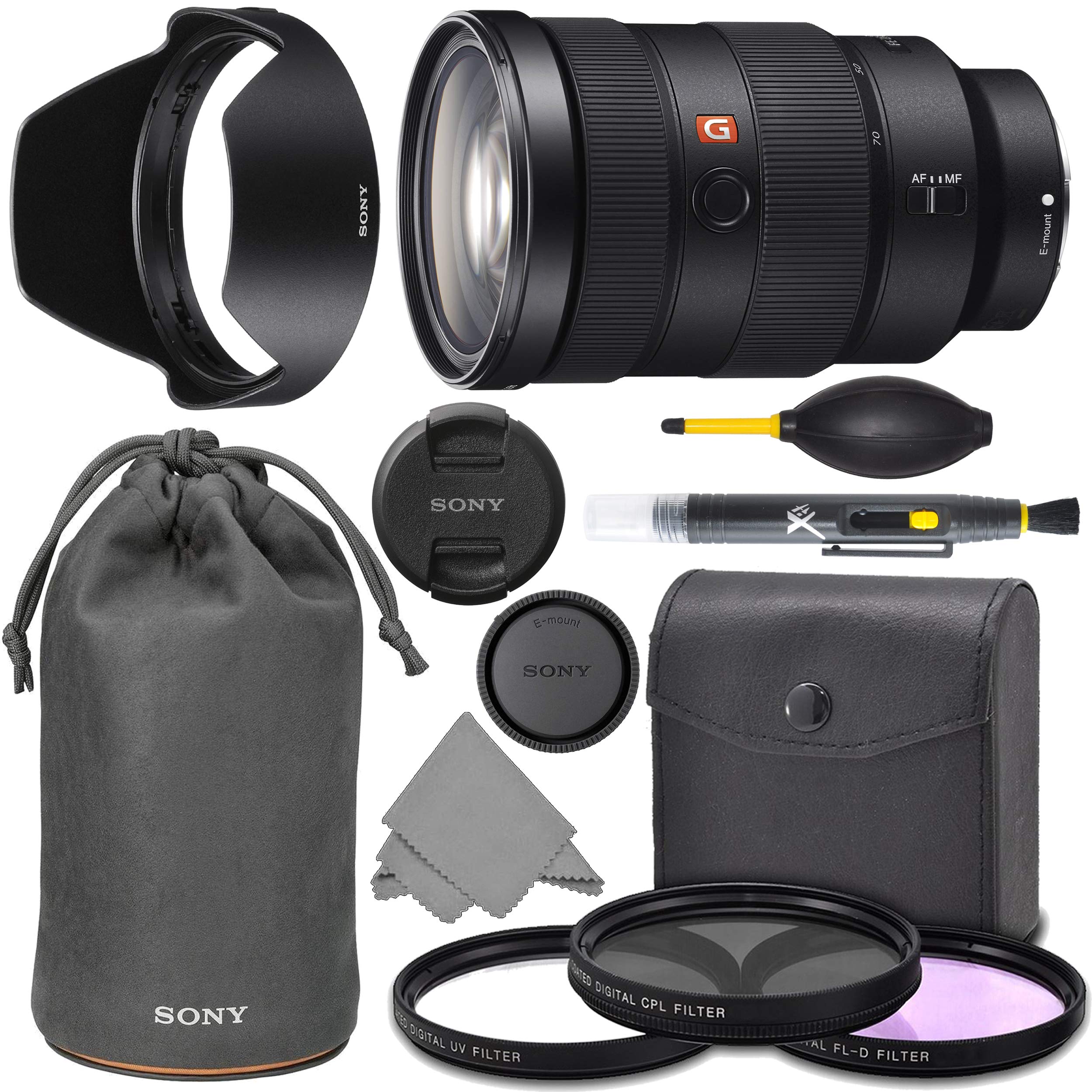 AOM Sony FE 24-70mm f2.8 GM: Sony FE 24-70mm f/2.8 GM Lens G Master Series Pro Lens + Pro Starter Bundle Kit - SEL2470GM - International Version