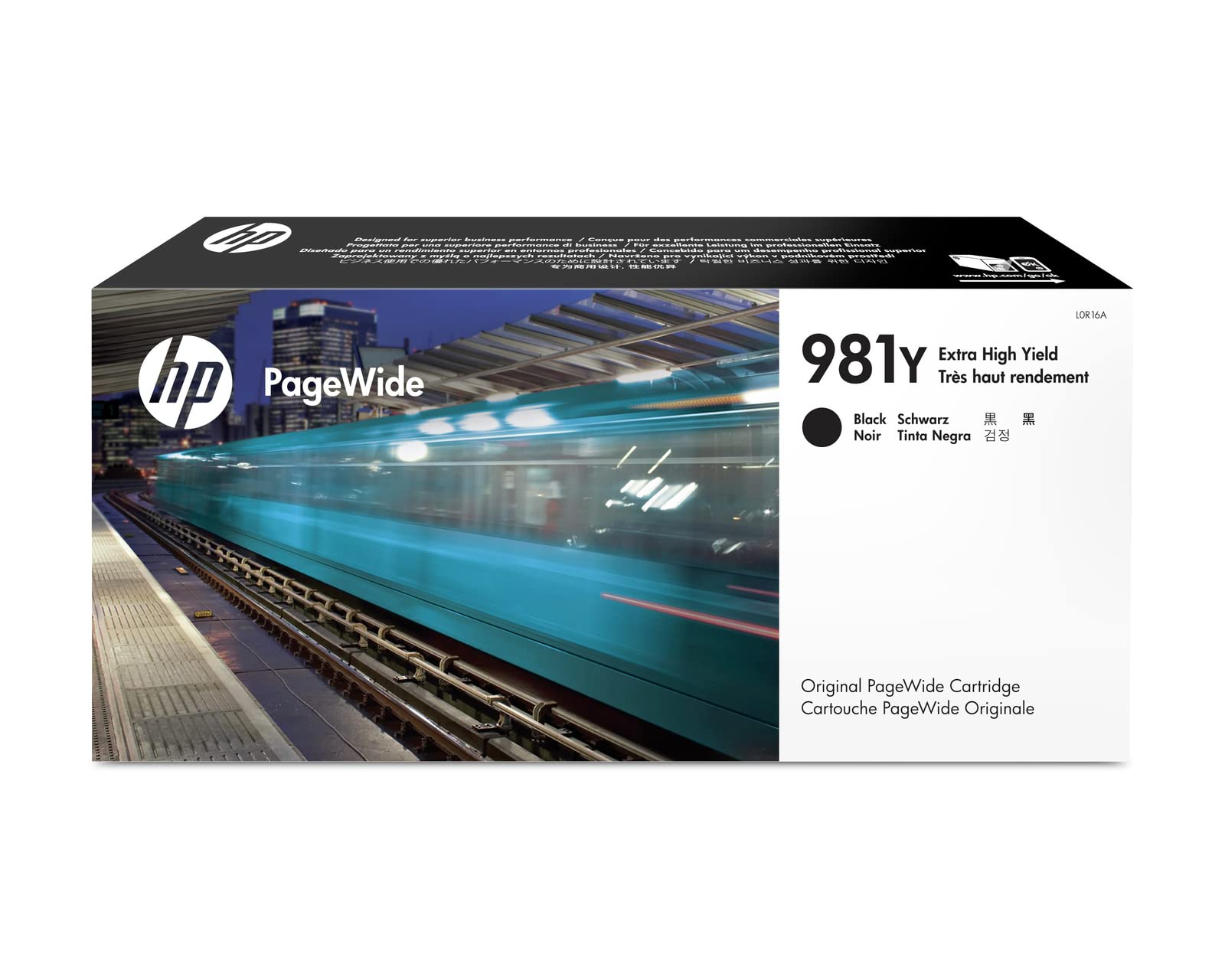 HP 981Y |ページワイド カートリッジの超高収量 |黒 | L0R16A...