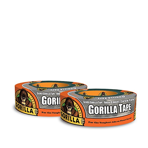 Gorilla テープ、シルバーダクトテープ、1.88インチ x 35ヤード、シルバー、(1パック)...