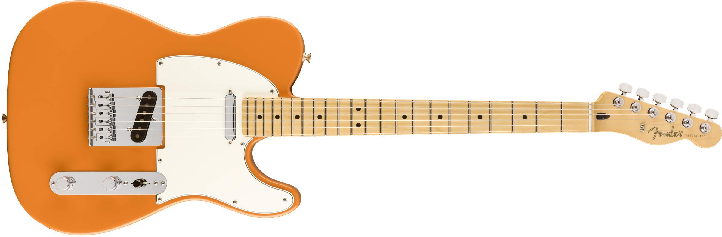 Fender Player Tele、メイプル指板、カプリオレンジ