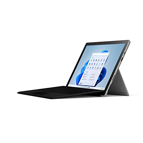 Microsoft - Surface Pro 7+ - 12.3 タッチ スクリーン - Intel Core i5 - 8GB メモリ - 128GB SSD (ブラック タイプ カバー付き) (最新モデル) - プラチナ