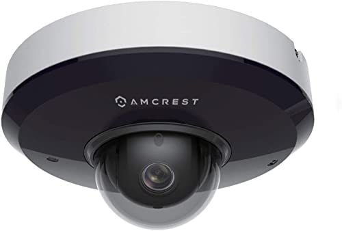  Amcrest ProHD 1080P PTZ カメラ屋外、2MP 屋外破壊行為ドーム IP PoE カメラ (3X 光学ズーム) IK08 破壊行為防止、IP66 耐候性、最大 49 フィートのナイトビジョン、パン/チルト...