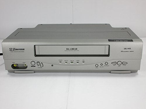 Emerson EWV404オンスクリーンプログラミングディスプレイ付き4ヘッドビデオカセットレコーダー
