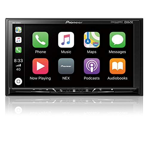 Pioneer DMH-1500NEX デジタル メディア レシーバー、7 フィート WVGA ディスプレイ、Apple CarPlay、Android Auto、Bluetooth 内蔵