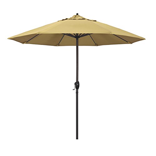 California Umbrella ATA908117-5414 9 'ラウンドアルミニウムマーケット、ク...
