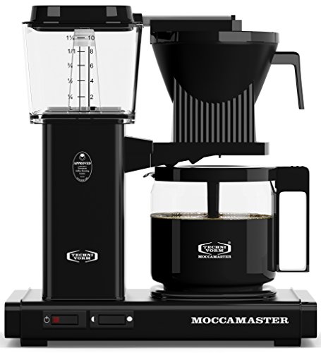 Technivorm Moccamaster Moccamaster KBG 741 10カップコーヒーブリューワー ガラスカラフェ付き ポリッシュシルバー