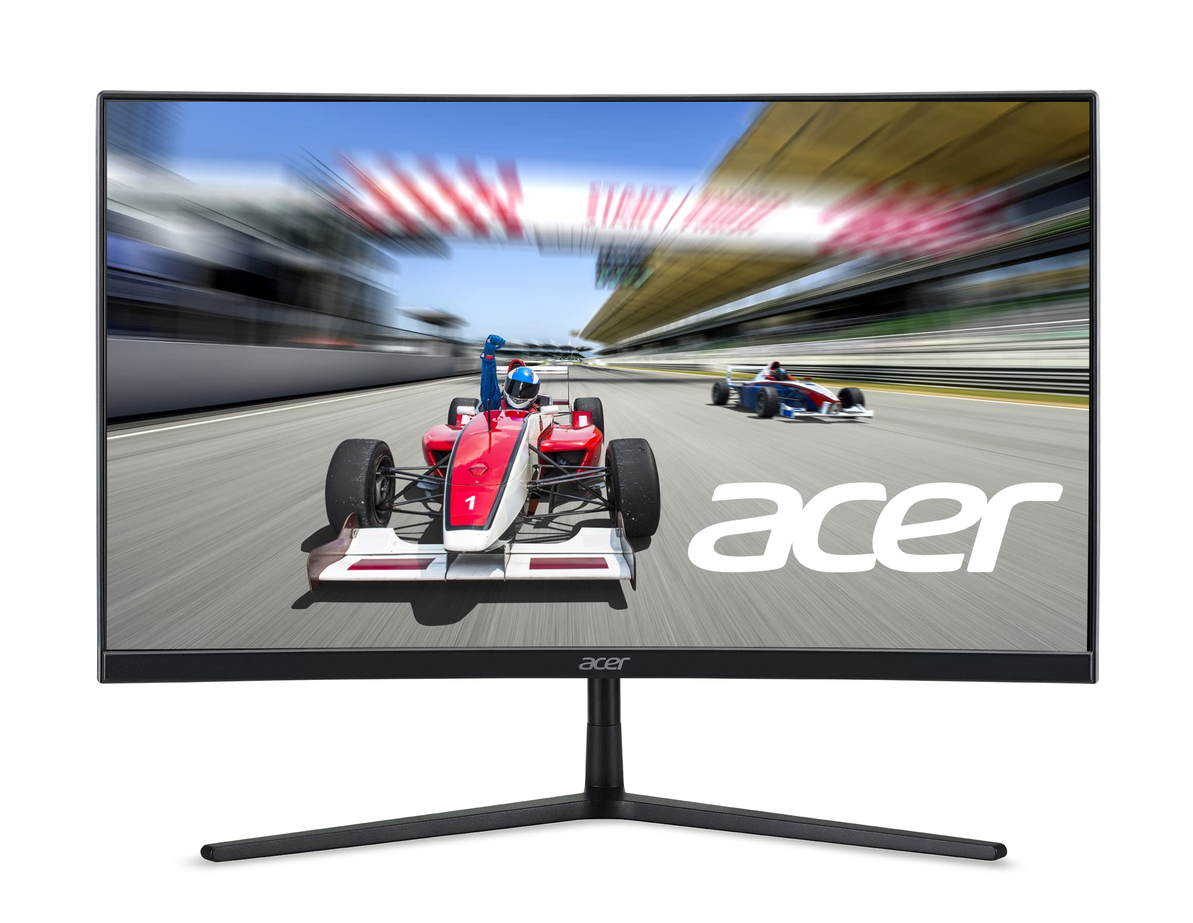  Acer EI491CUR Sbmiipphx 49 インチ 1800R 32:9 曲面 DQHD (5120 x 1440) ゼロフレーム ゲーミング モニター | AMD FreeSync プレミアム |最大120Hz | 4ミリ秒 | 94% DCI-P3 |ディスプレイポート...