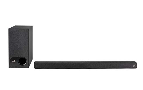  Polk Audio SignaS3超薄型TVサウンドバーとChromecast内蔵のワイヤレスサブウーファー| 8K、4K、HDテレビで動作します| Wi-Fi、Bluetooth | Googleアシスタントを�...