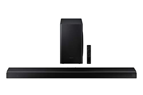 Samsung HW-Q60T 3D サラウンド サウンドおよびアコースティック ビーム対応 5.1ch サウンドバー (2020)、ブラック