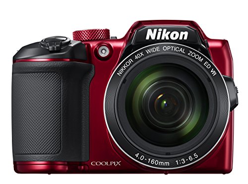 Nikon COOLPIX B500デジタルカメラ（赤）