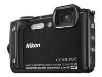 Nikon W300防水水中デジタルカメラ、TFT LCD、3フィート、ブラック（26523）