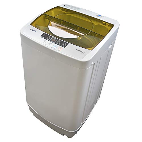  SNP Trading Inc. パンダ PAN6320W ポータブルマシン、容量 10 ポンド、10 種類の洗浄プログラム、ローラー/キャスター 2 個内蔵、コンパクトトップロード...
