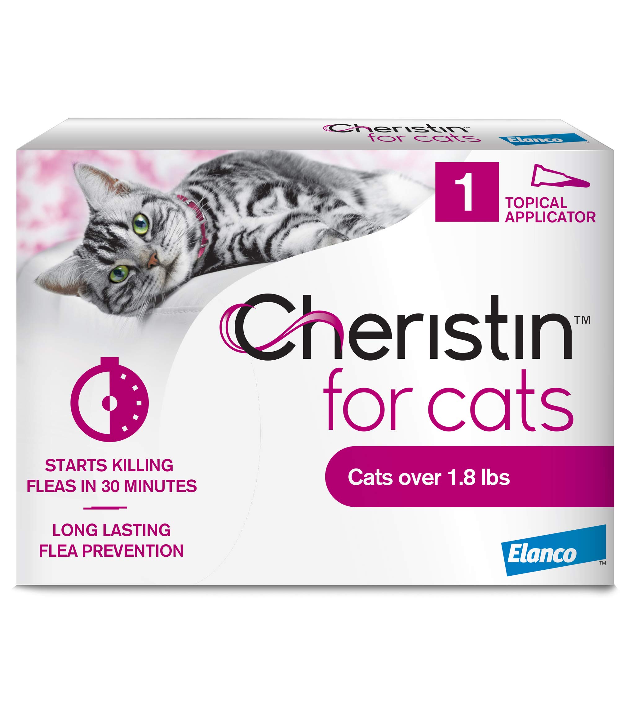 Cheristin 猫用局所ノミ治療薬は6週間効果が持続...