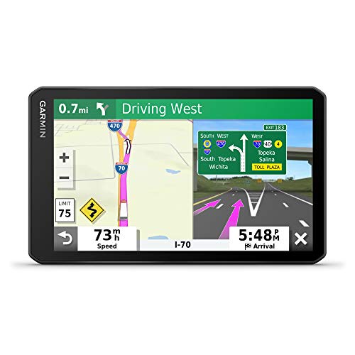  Garmin dezl OTR700、7 インチ GPS トラック ナビゲーター、読みやすいタッチスクリーン ディスプレイ、カスタム トラック ルートおよび積み込みからド...