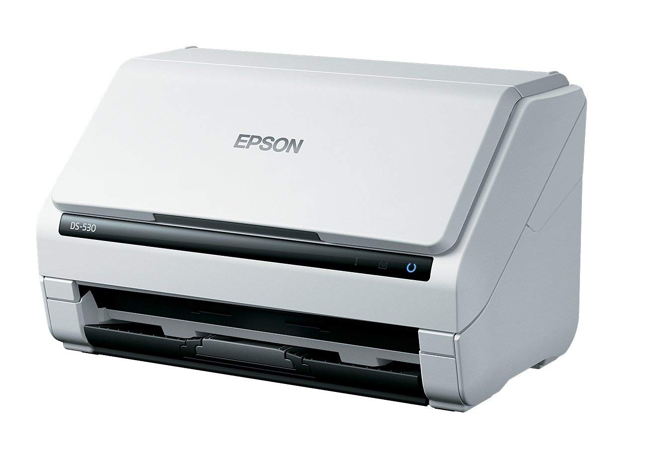 Epson DS-530ドキュメントスキャナー：35ppm、TWAINおよびISISドライバー、翌営業日の交換...