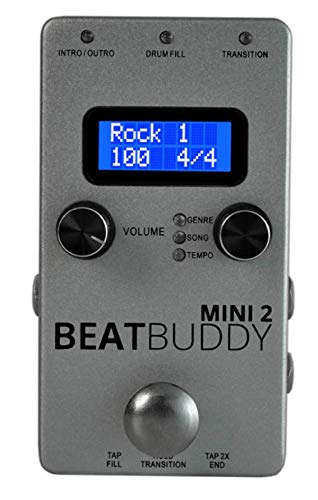 SINGULAR SOUND BeatBuddy MINI 2: パーソナル ハンズフリー ドラマー ギター エフェクト ペダル