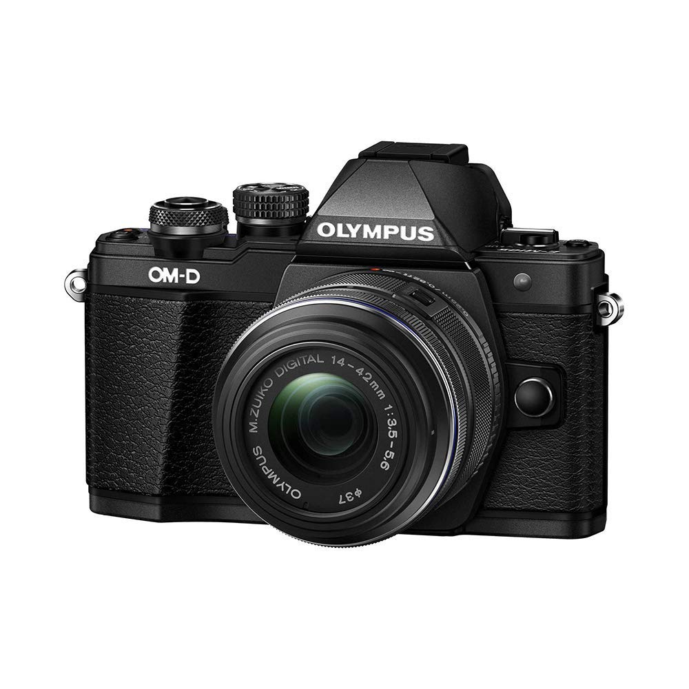 Olympus OM-D E-M10 Mark IIミラーレスデジタルカメラ（14-42mm II Rレンズ付き）（ブラック）