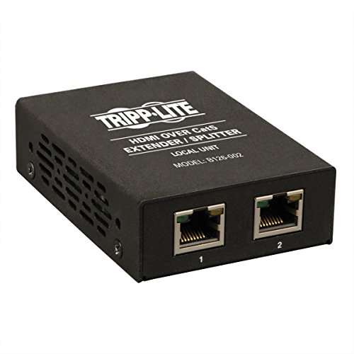 Tripp Lite 2 ポート HDMI Over Cat5 / Cat6 エクステンダー スプリッター、ビデオおよびオーディオ用トランスミッター、1920x1200 1080p at 60Hz(B126-002)
