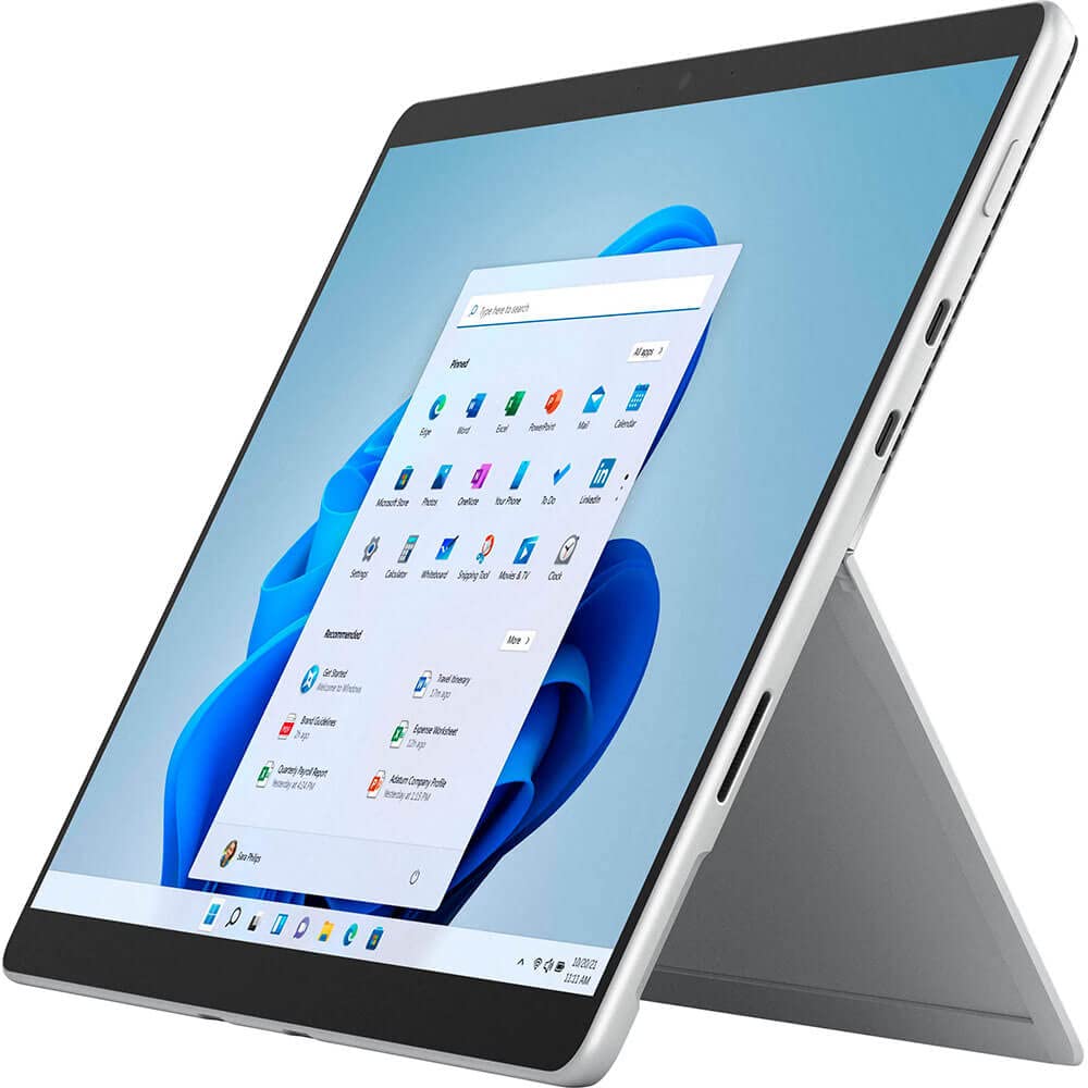 Microsoft Surface Pro 8 ～ 13 インチ タッチスクリーン - Intel Evo プラットフォーム Core i7-32GB メモリ - 1TB SSD - デバイスのみ - プラチナ (2021)