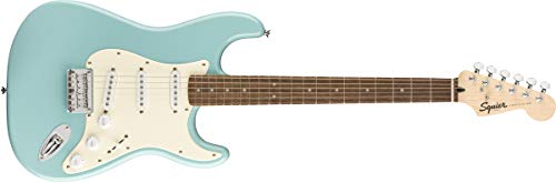 Fender Squier by Bullet Stratocaster - ハードテール - ローレル指板 - トロピカル ターコイズ