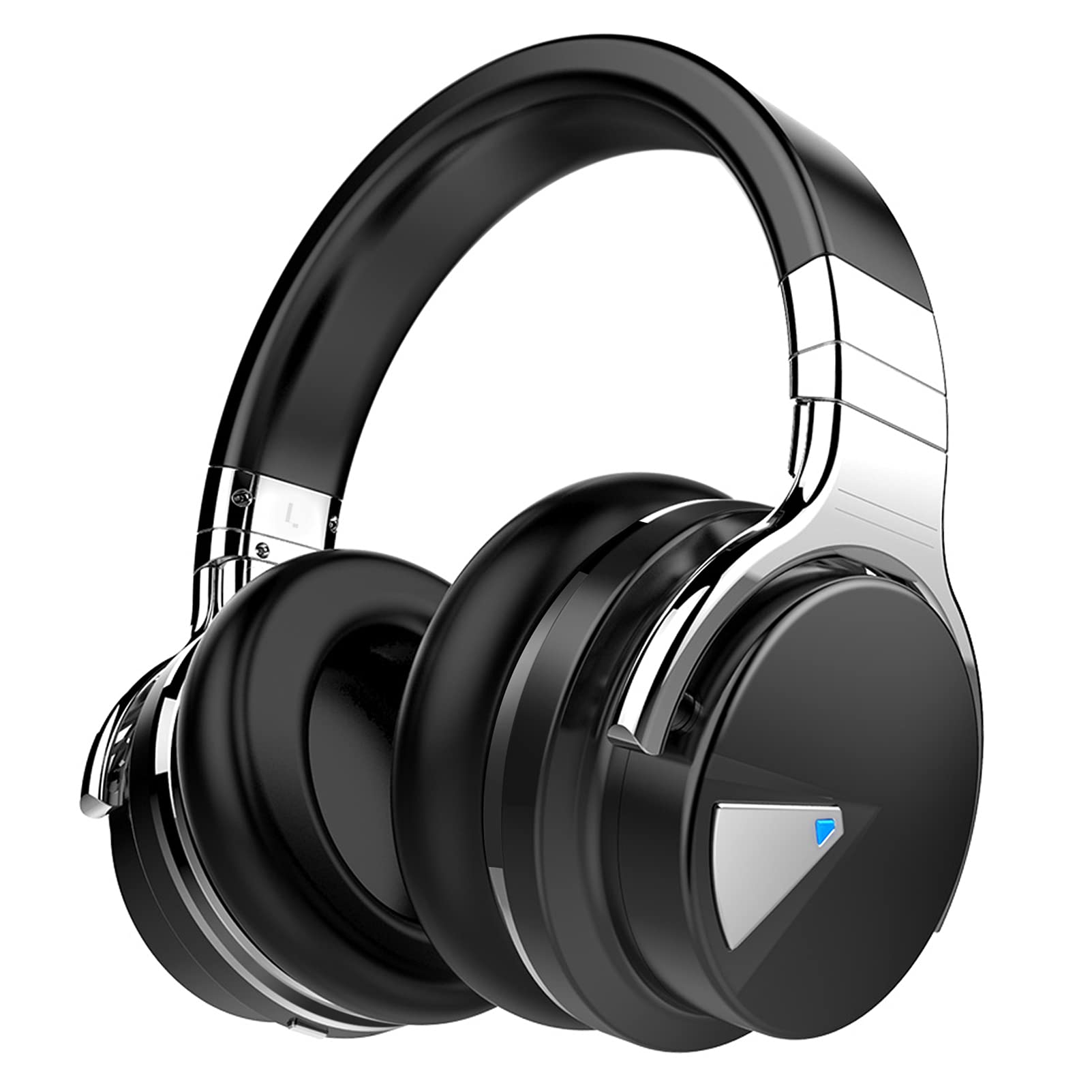  Silensys E7 アクティブノイズキャンセリングヘッドフォン Bluetooth ヘッドフォン マイク付き 重低音ワイヤレスヘッドフォン オーバーイヤー、快適な...