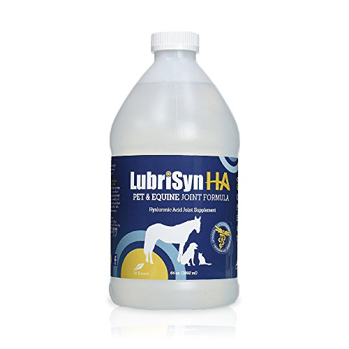 Lubrisyn HA ヒアルロン酸 ペット & ウマ ジョイント フォーミュラ 64 オンス - すべて天然...