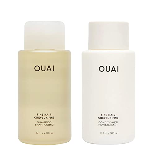 OUAI シャンプー＋コンディショナーのセットです。硫酸塩を含まない。各10オンス。