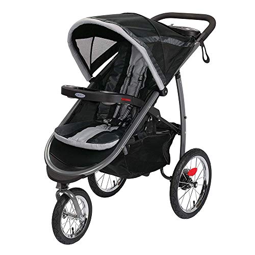 Graco FastAction 折りたたみジョギングベビーカー、ゴッサム、40x24x42 インチ (1 個パック)