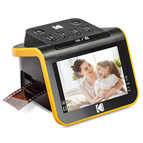  Kodak Slide N SCAN フィルムとスライド スキャナー (大型 5?) LCDスクリーン、カラー&白黒ネガ&スライド35mm、126、110フィルムネガ&スライドを高解像度22MP...