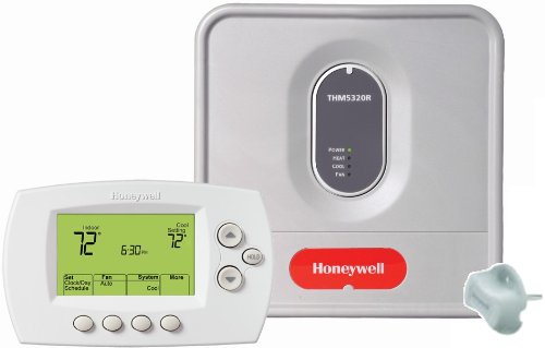 Honeywell YTH6320R1001、プログラマブル Redlink 対応ワイヤレス Focuspro サーモスタット キット、1、ホワイト