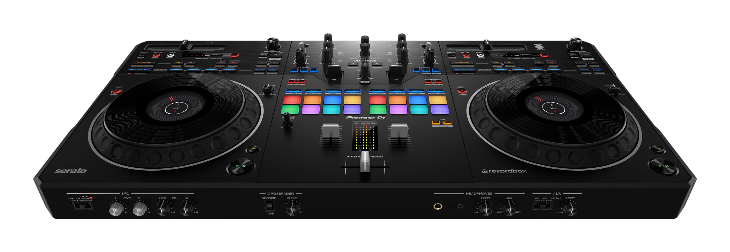 Pioneer DJ DDJ-REV5 4-deck DJ Controller with Stem Sepa...