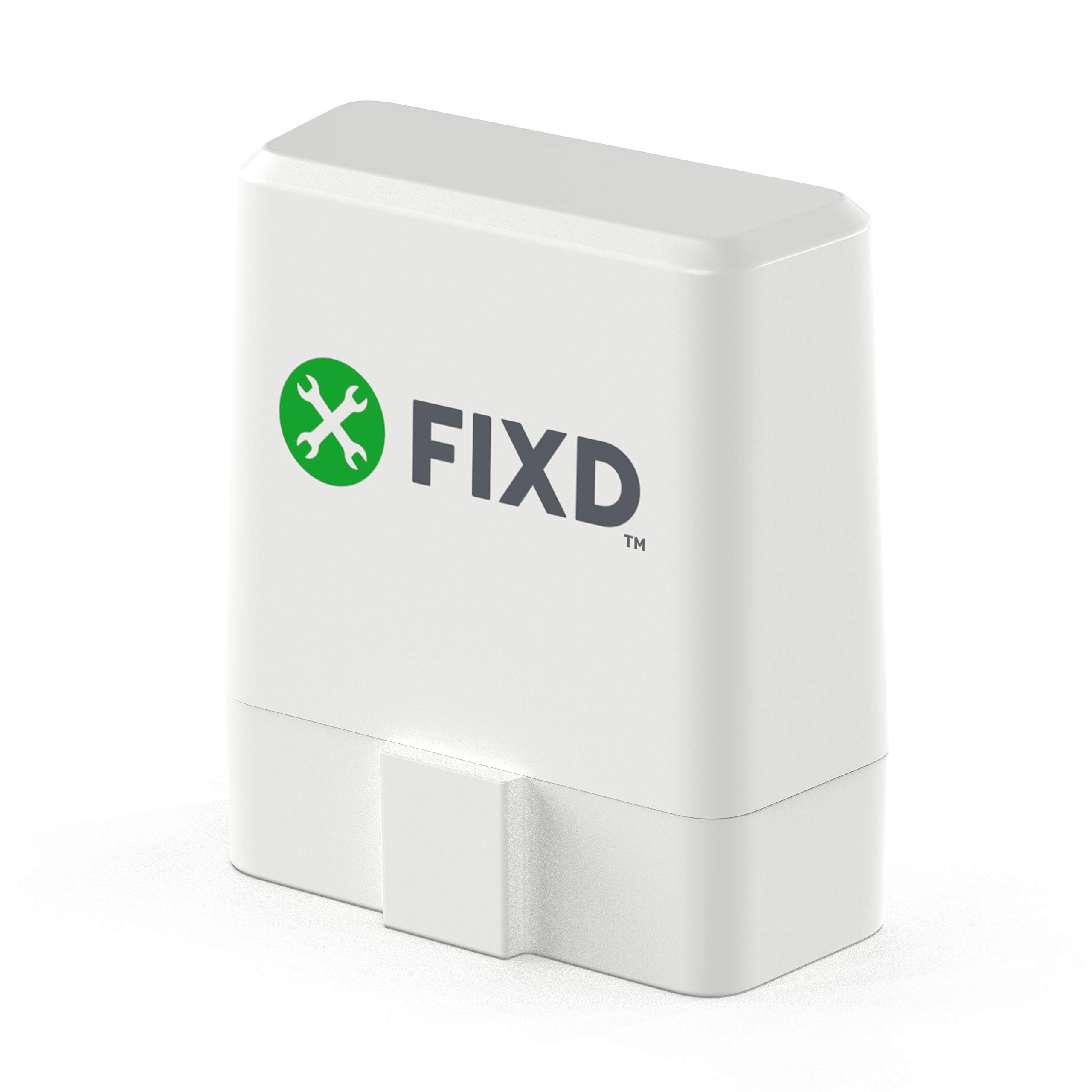 FIXD 車用 Bluetooth OBD2 スキャナ - iPhone & Android 用車コードリーダー & スキャンツール - エンジンをチェックし、すべての車と車両を修復するためのワ...