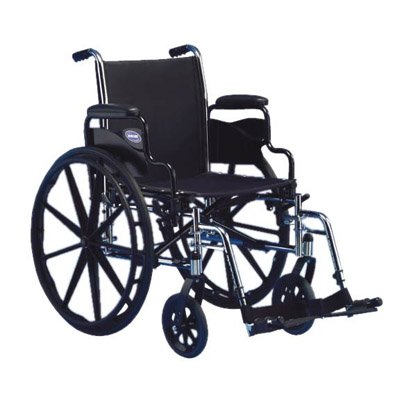 Invacare Tracer SX5 車椅子 (22 インチ x 16 インチ、デスク長さのフリップバックアーム付き)