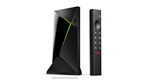  NVIDIA SHIELD Android TV Pro ストリーミング メディア プレーヤー。 4K HDR 映画、ライブスポーツ、Dolby Vision-Atmos、AI 強化アップスケーリング、GeForce NOW...