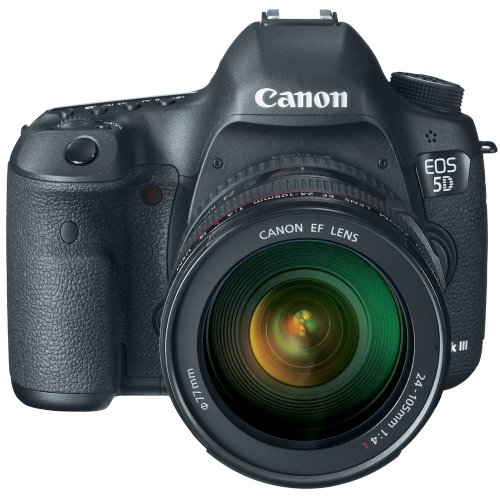 Canon EOS 5D Mark III 22.3 MPフルフレームCMOSデジタル一眼レフカメラ（EF 24-105mm f / 4 L IS USMレンズ付き）
