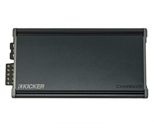 Kicker 46CXA6605 カーオーディオ 5 チャンネルアンプスピーカー & サブ 1200W アンプ CXA660.5