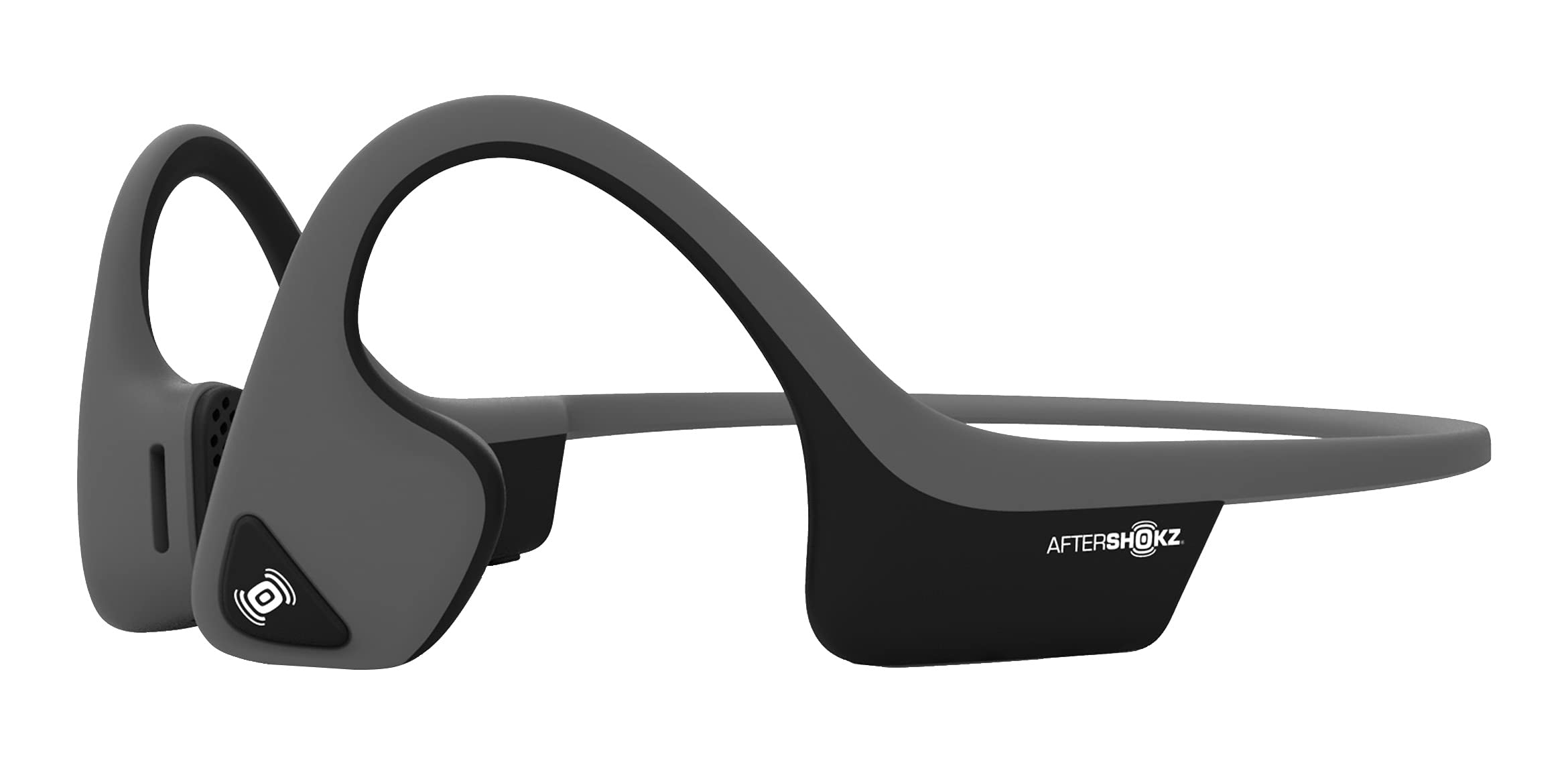 Aftershokz Air 骨伝導ワイヤレス Bluetooth ヘッドフォン、スレート グレー