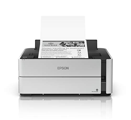 Epson EcoTank ワイヤレス モノクロ スーパータンク プリンター (イーサネット搭載) プラス 2 年間の無制限インク