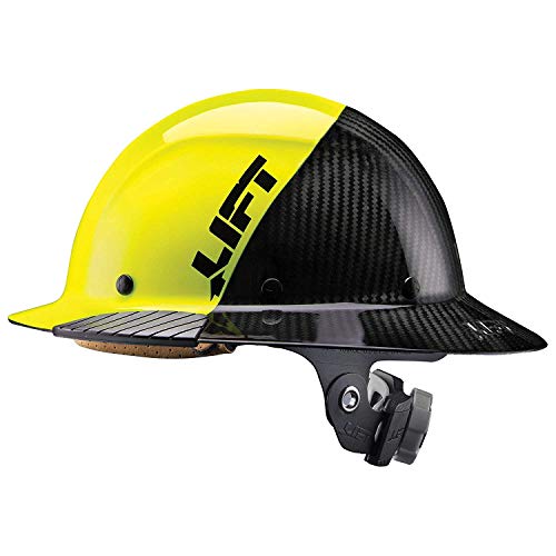 LIFT Safety DAX カーボンファイバー フルブリム 50-50 (イエロー/ブラック)
