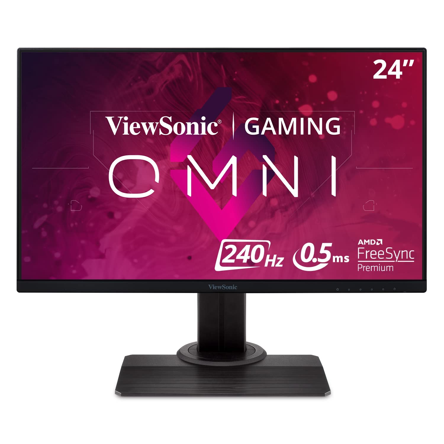  Viewsonic OMNI XG2431 24 インチ 1080p 0.5ms 240Hz ゲーミング モニター、AMD FreeSync プレミアム、高度な人間工学、アイケア、HDMI および E スポーツ向け DisplayPort...