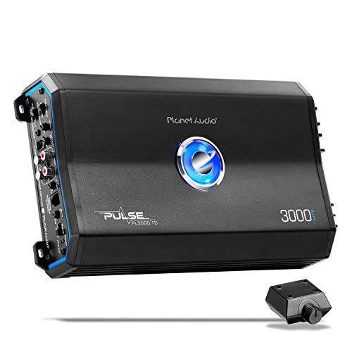 Planet Audio PL3000.1D クラス D カーアンプ - 3000 ワット、1 オーム安定、デ...